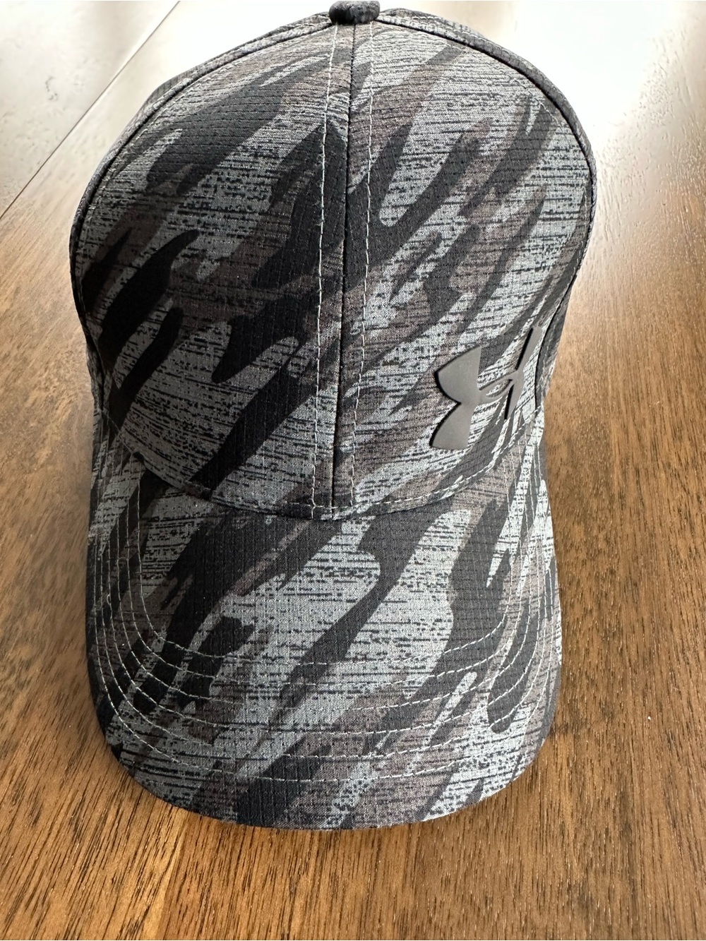Under Armour Black and Gray Camo Performance Cap